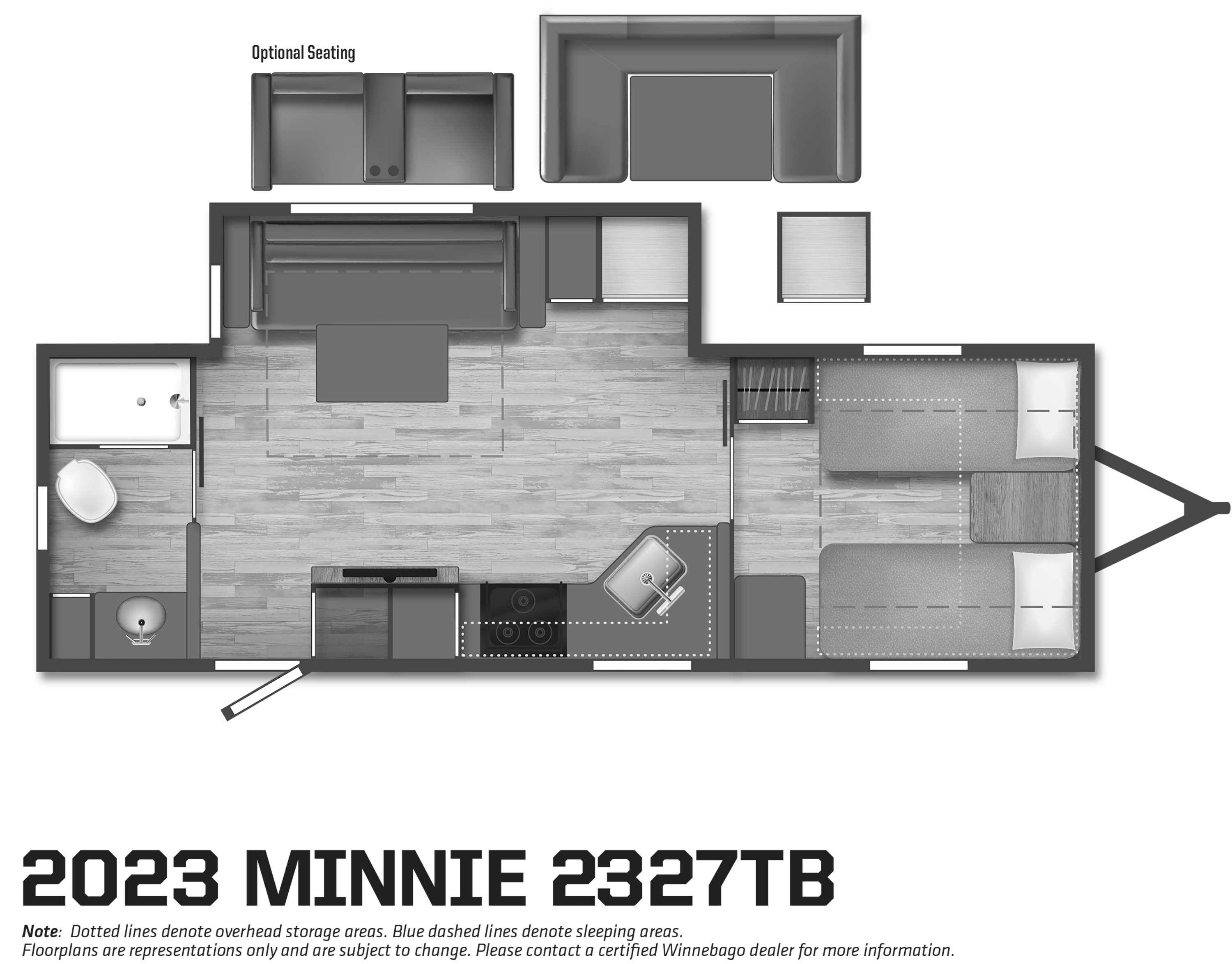 2022 Winnebago Minnie 2327TB for sale in Nashville, TN Lazydays