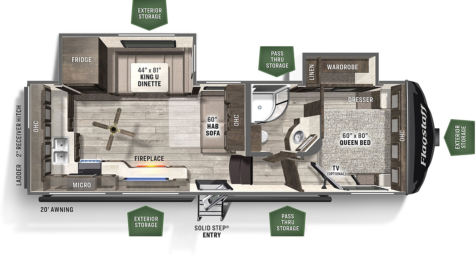 2021 Forest River Flagstaff Super Lite 526RK for sale in ...